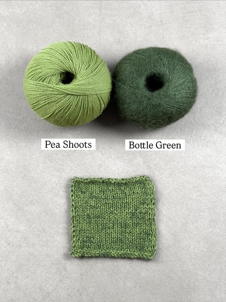 bottle green pea shoots by knitting for olive at Wabi Sabi