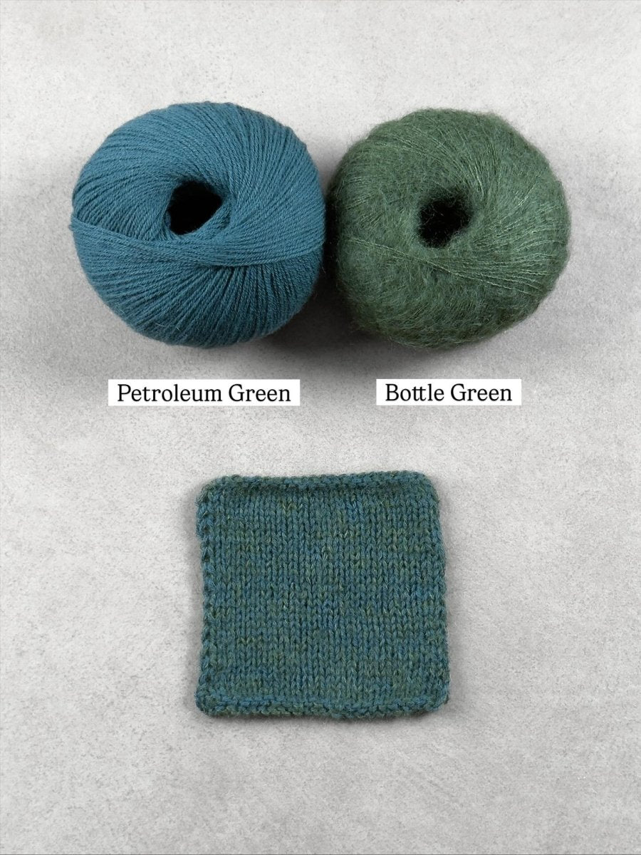 bottle green petroleum by knitting for olive at Wabi Sabi