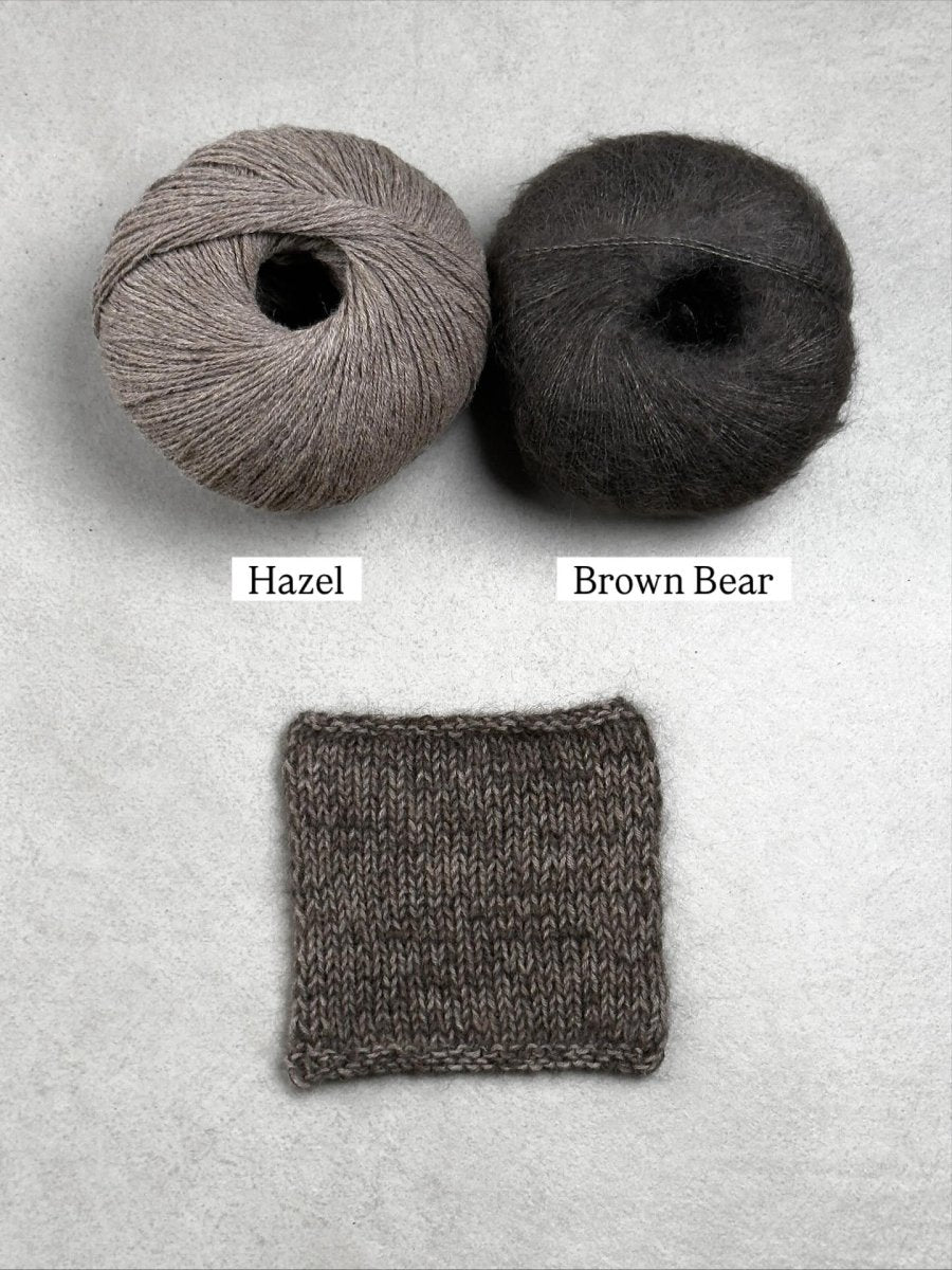 brown bear hazel by knitting for olive at Wabi Sabi