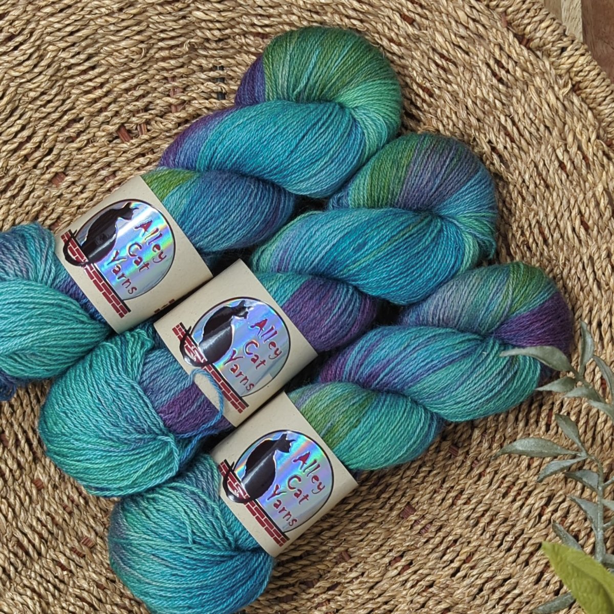 'calypso ' ontario sock by alley cat yarns | Wabi Sabi