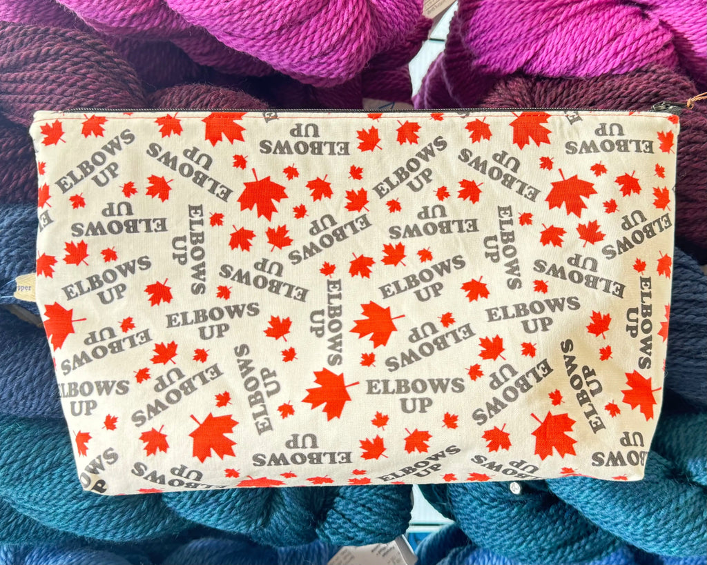 'canadian animals ' canada themed project bags: zipper pouch by Doorstopper | Wabi Sabi