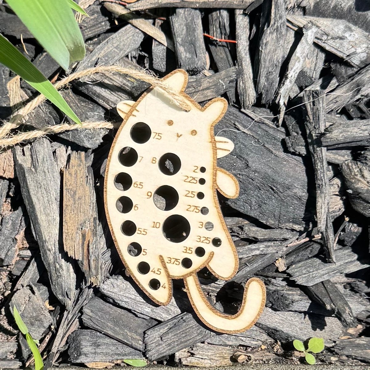 cat needle gauges by saskie co at Wabi Sabi