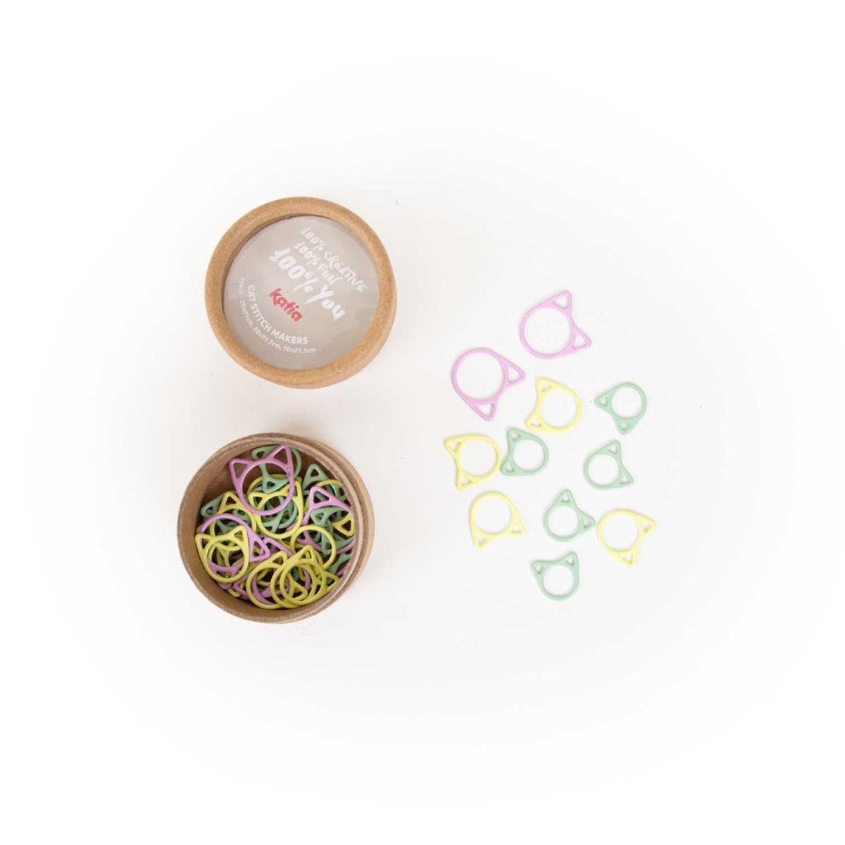 ' ' cat stitch markers by Katia | Wabi Sabi