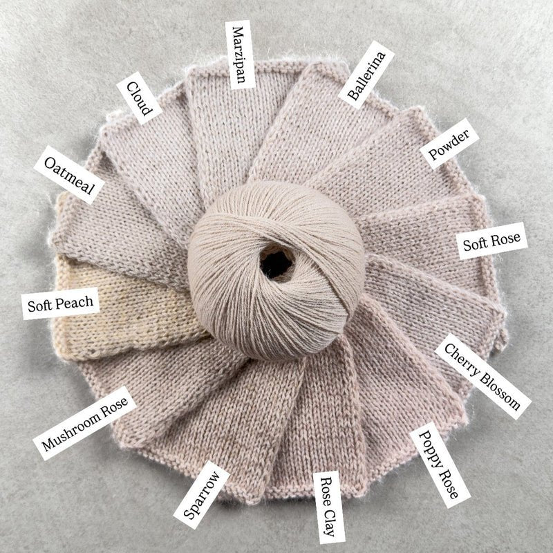 cherry blossom powder by knitting for olive at Wabi Sabi