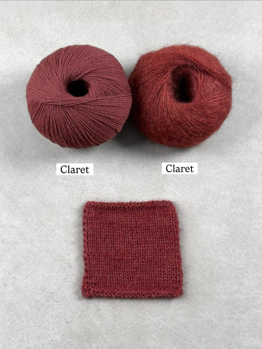 claret claret by knitting for olive at Wabi Sabi