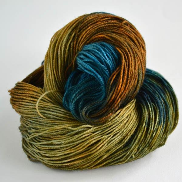 'cobalt and rust ' supersock by kat's riverside studio | Wabi Sabi
