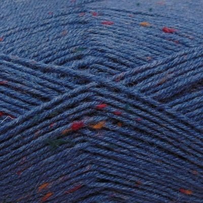 22921 - 06 Blue Tweed comfort 4ply sock by Comfort Wool | Wabi Sabi