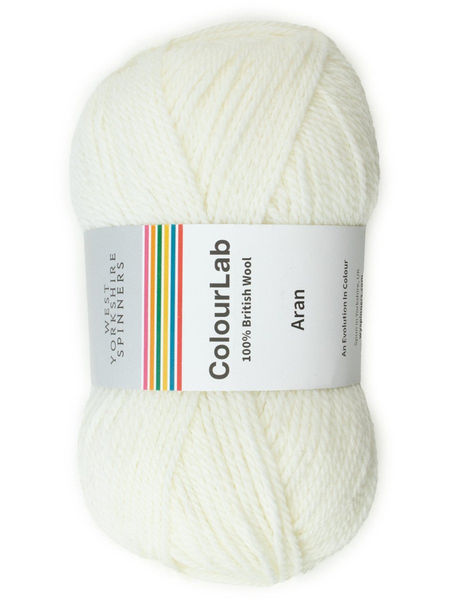 1171 winter white colourlab aran by west yorkshire spinners at Wabi Sabi