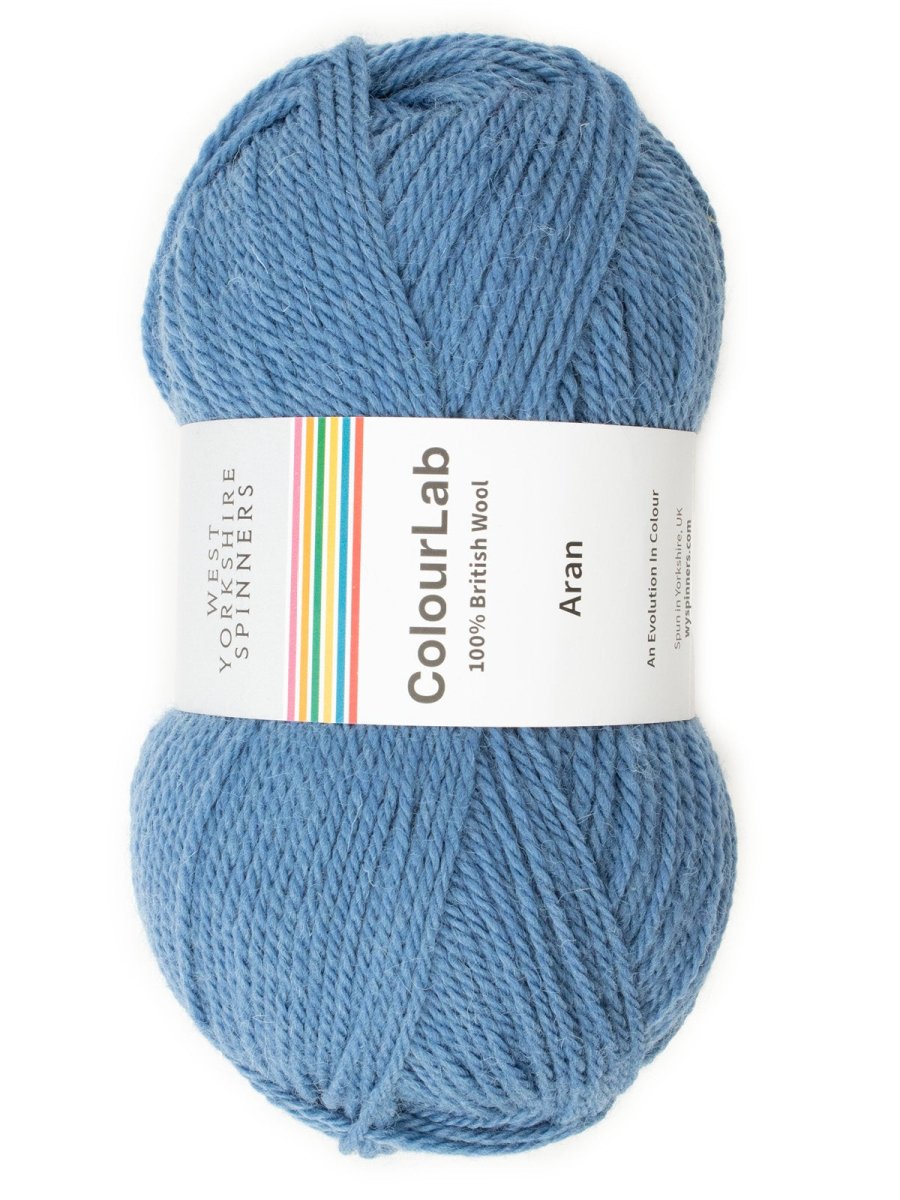 1174 denim blue colourlab aran by West Yorkshire Spinners | Wabi Sabi