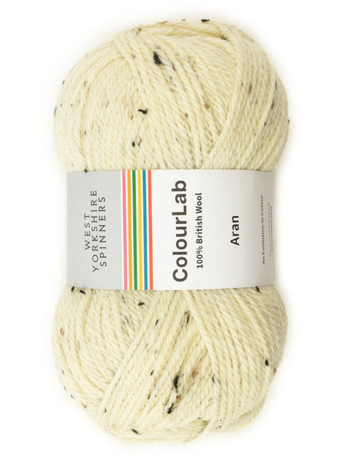 1179 classic cream tweed colourlab aran by west yorkshire spinners at Wabi Sabi