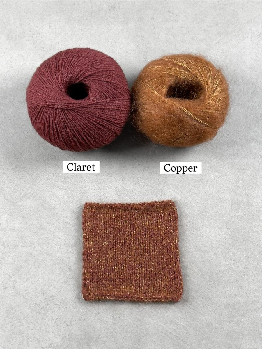 copper claret by knitting for olive at Wabi Sabi