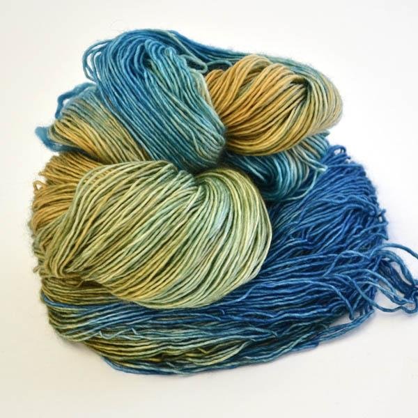 'copper penny ' 3 - ply merino sock by kat's riverside studio | Wabi Sabi