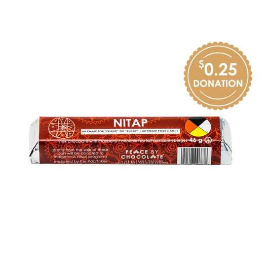 ' ' cranberry nitap bar: 46g by peace by chocolate | Wabi Sabi