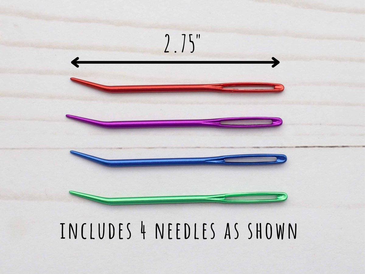 Darning Needles Bent Tip by Fox & Pine Stitches at Wabi Sabi