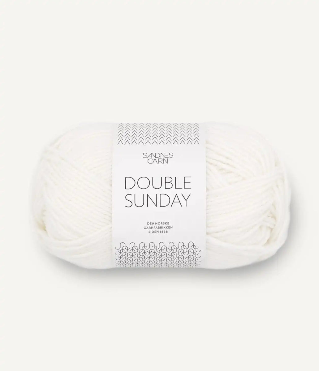 '1001 white ' double sunday by Sandnes Garn | Wabi Sabi