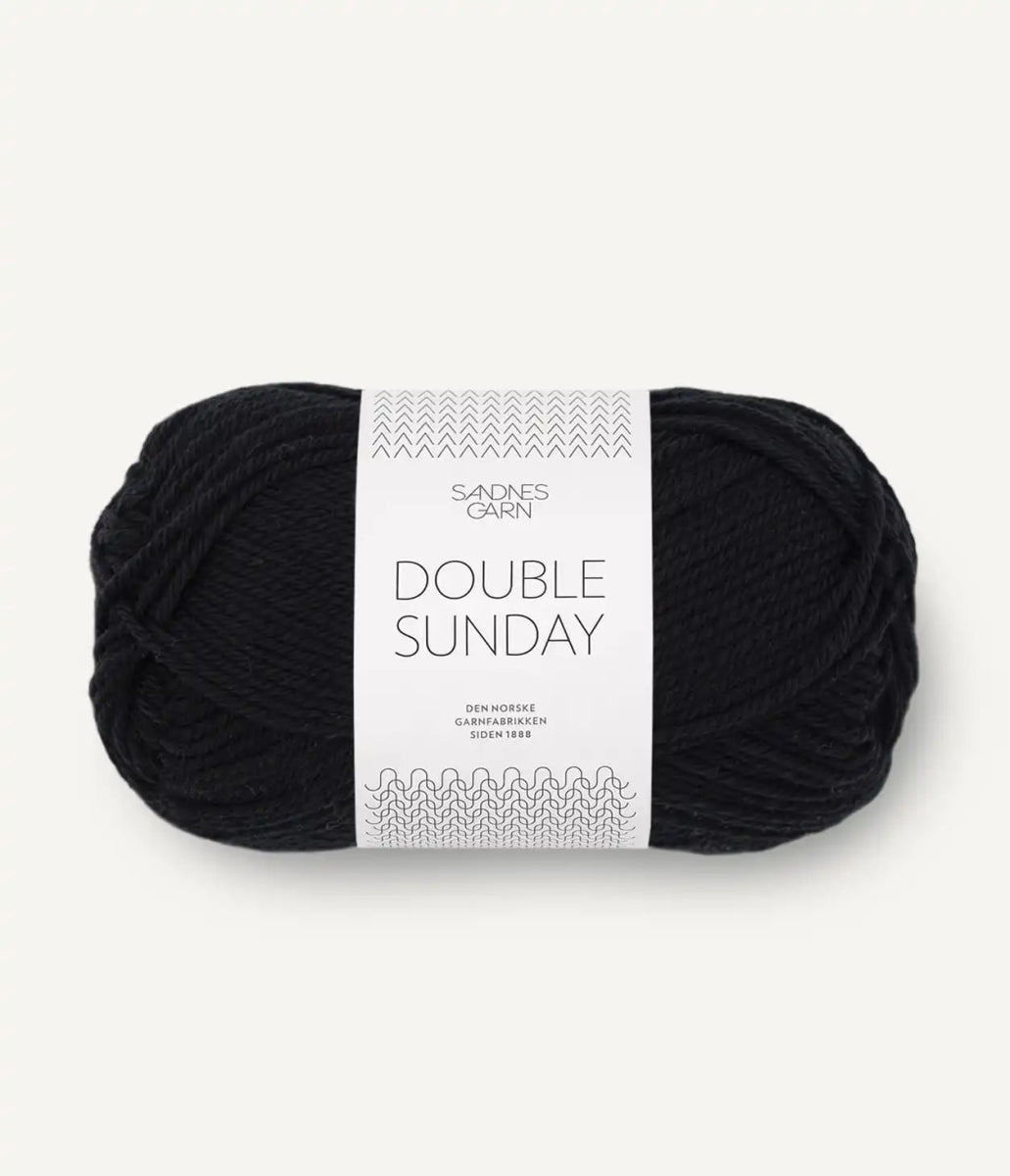 '1099 black ' double sunday by Sandnes Garn | Wabi Sabi