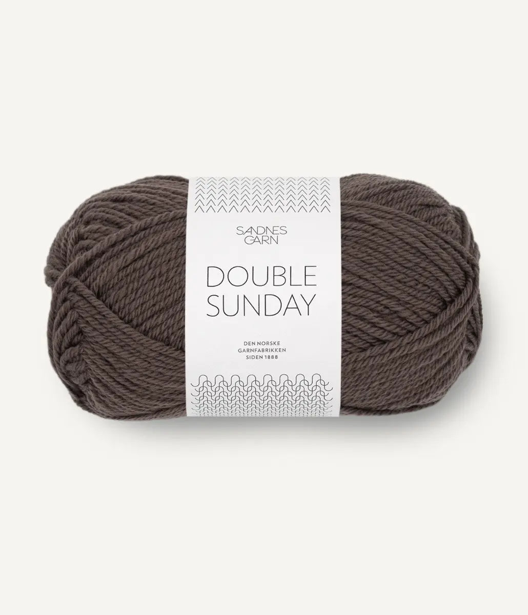 '3880 dark chocolate ' double sunday by Sandnes Garn | Wabi Sabi