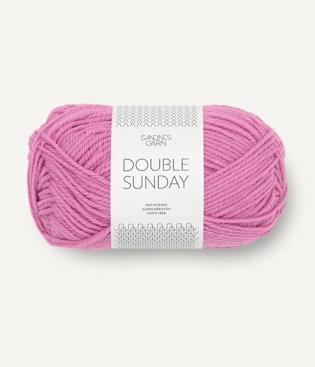 '4626 shocking pink ' double sunday by Sandnes Garn | Wabi Sabi