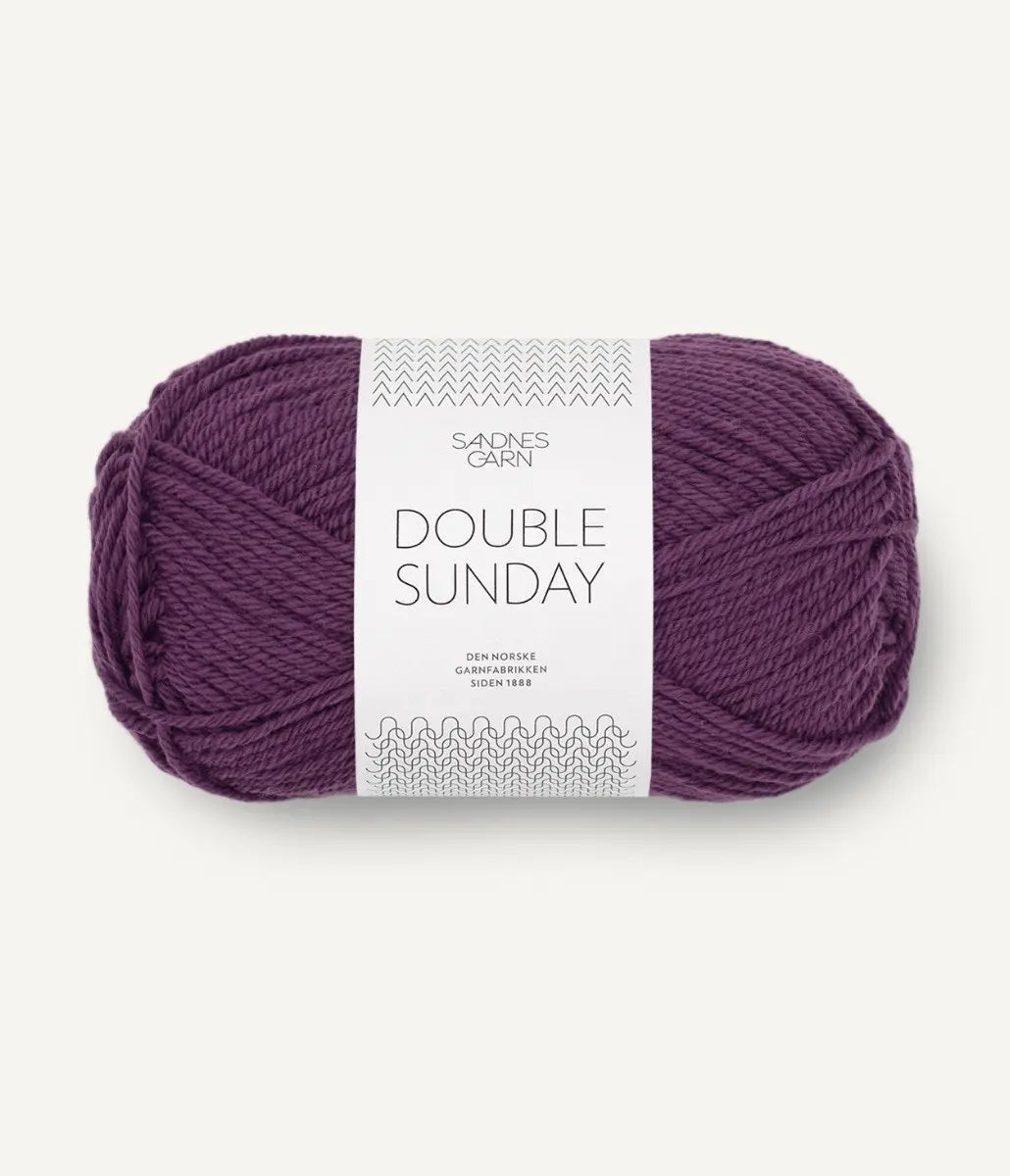 '4672 blackberry juice ' double sunday by Sandnes Garn | Wabi Sabi
