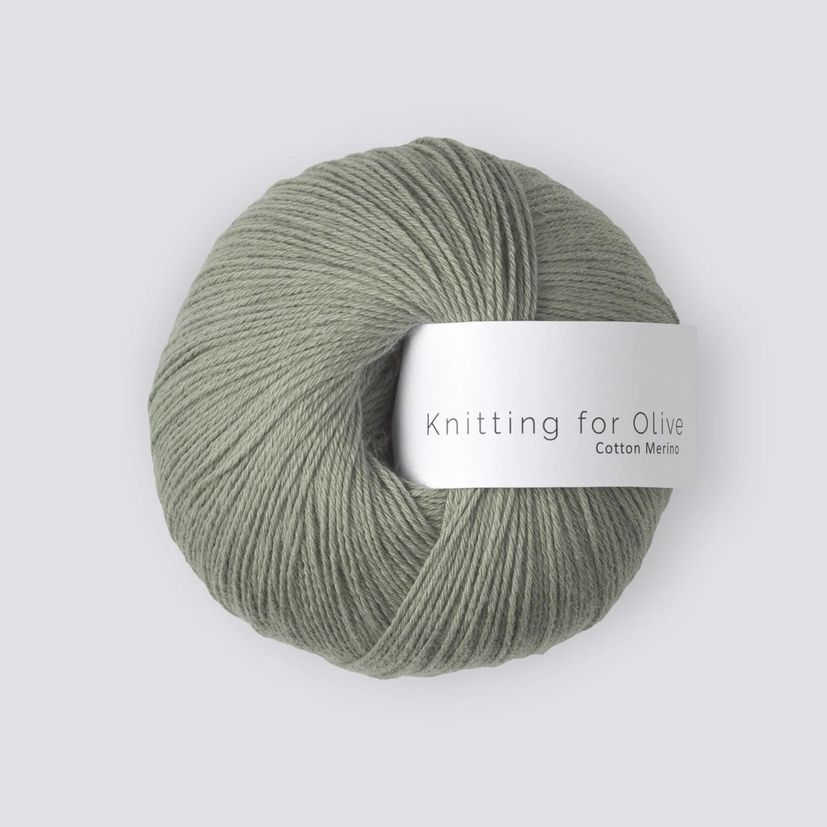 'dusty artichoke ' cotton merino by knitting for olive | Wabi Sabi