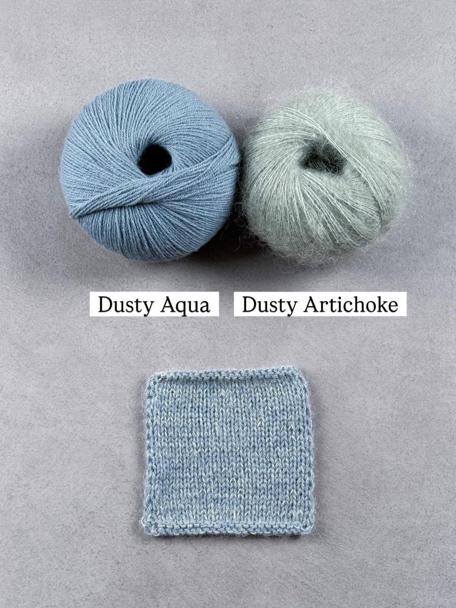 dusty artichoke dusty aqua by knitting for olive at Wabi Sabi