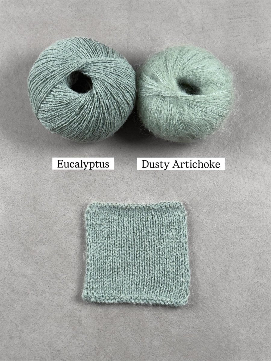 dusty artichoke eucalyptus by knitting for olive at Wabi Sabi