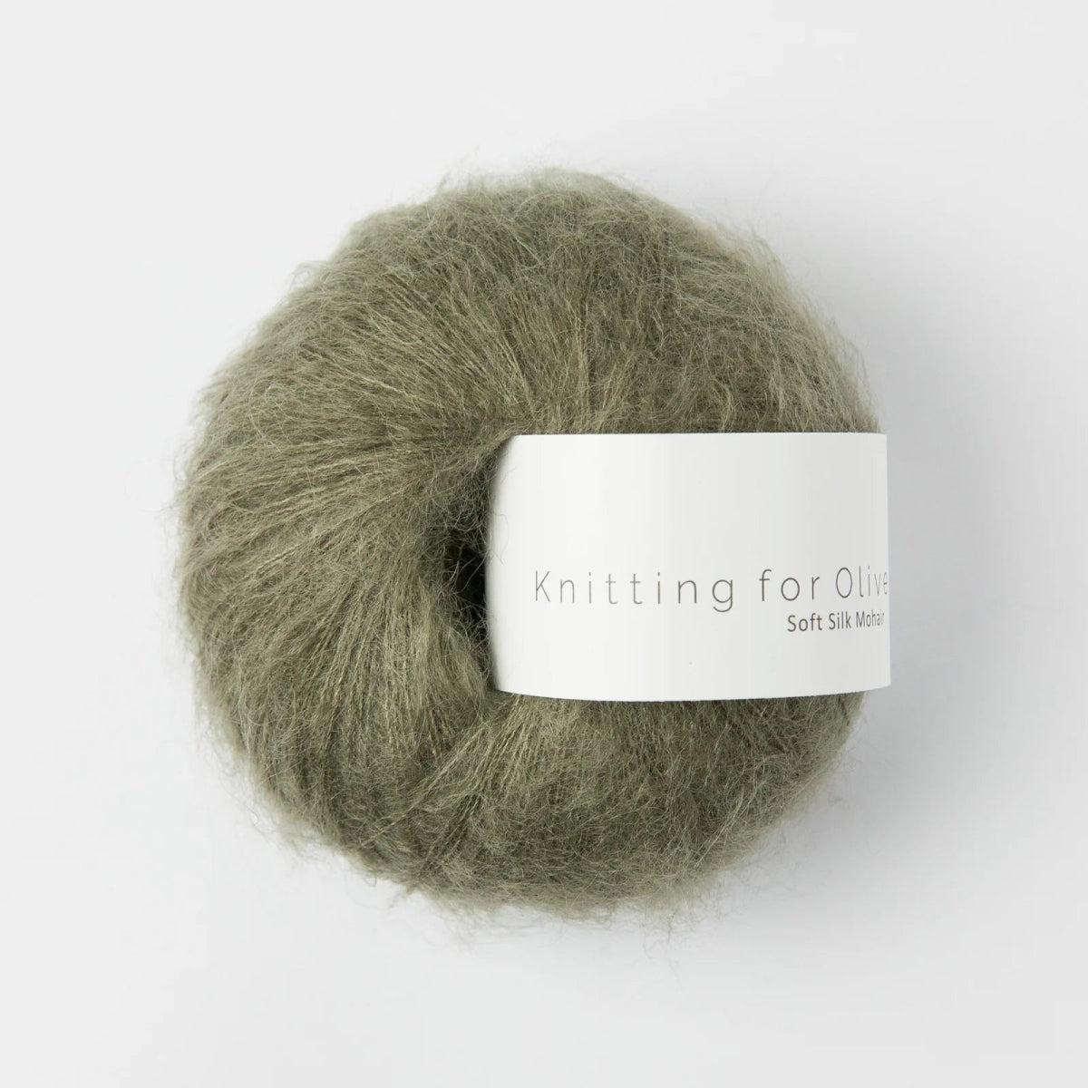 'dusty olive ' soft silk mohair by knitting for olive | Wabi Sabi