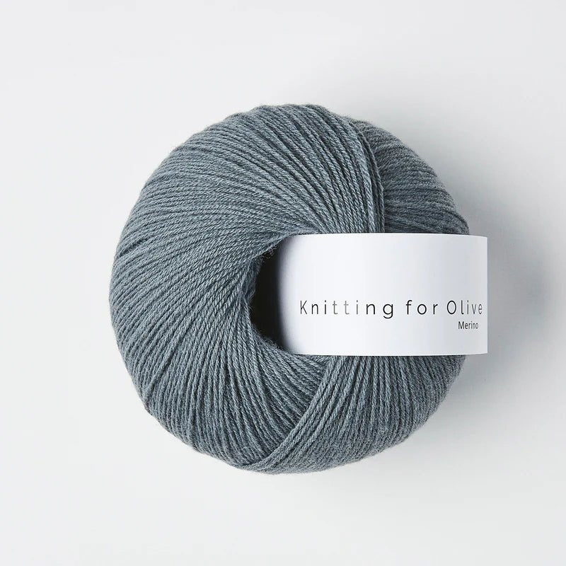 dusty petroleum blue merino by knitting for olive at Wabi Sabi