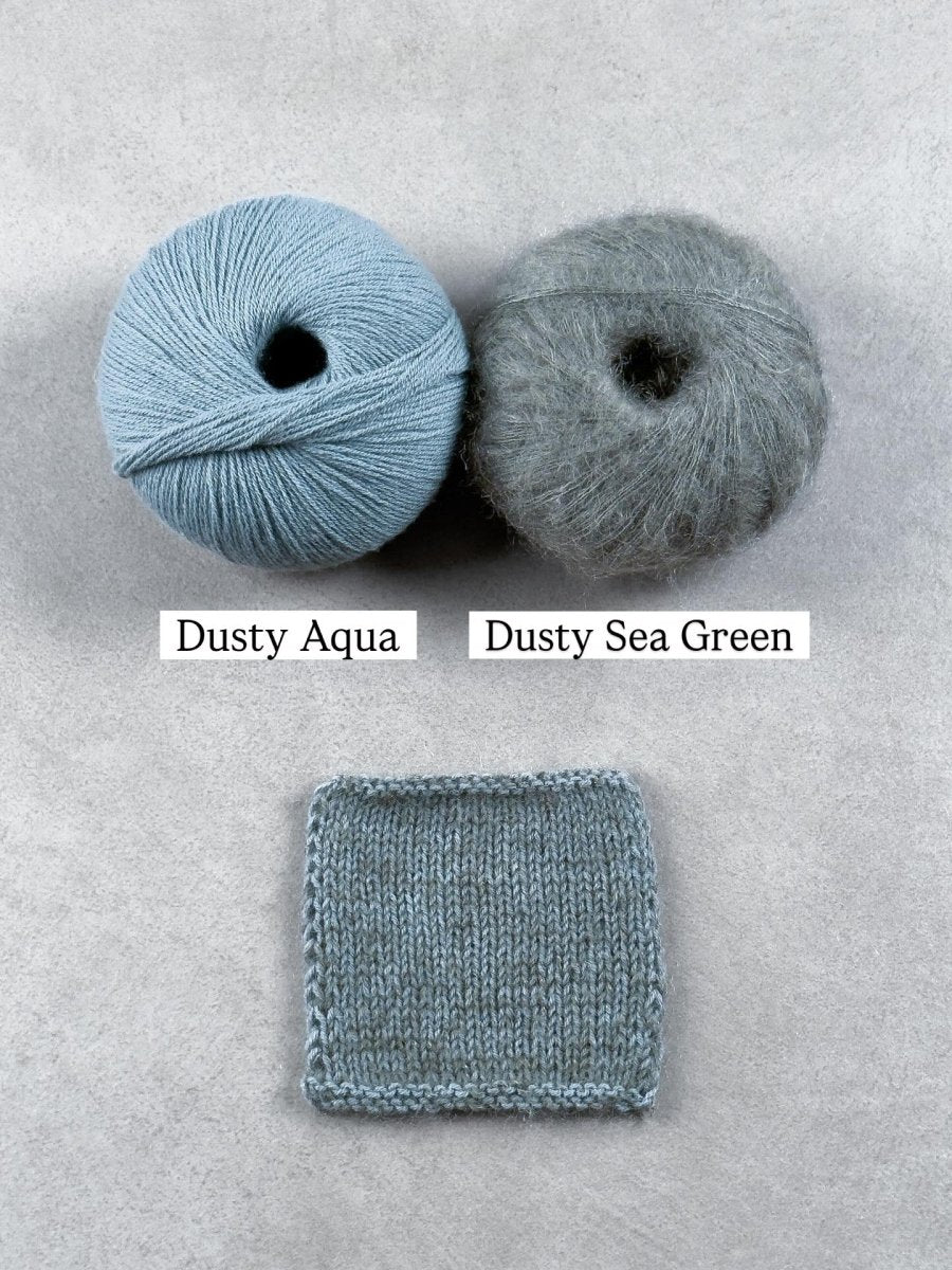 dusty sea green dusty aqua by knitting for olive at Wabi Sabi