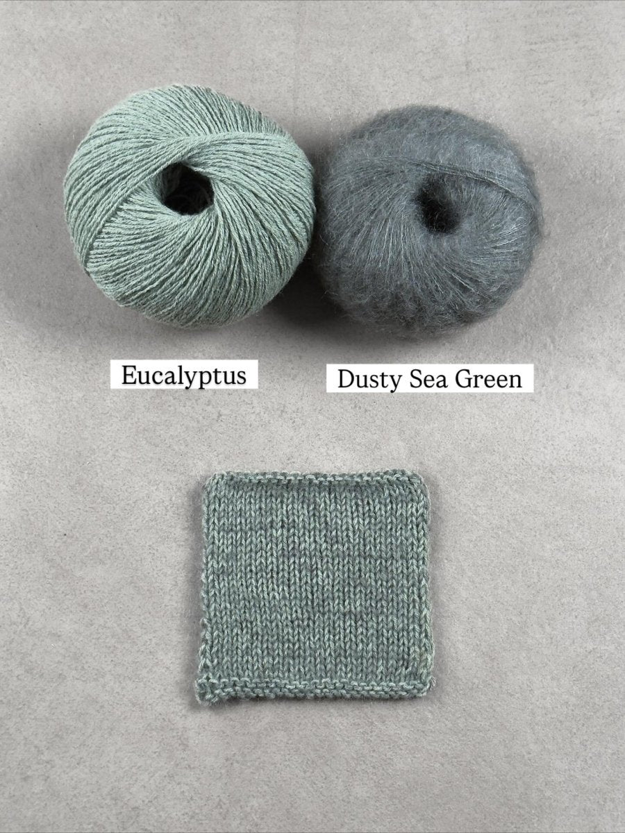 dusty sea green eucalyptus by knitting for olive at Wabi Sabi