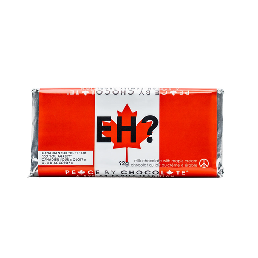 ' ' Eh? bar: maple cream & milk chocolate: 92g by peace by chocolate | Wabi Sabi