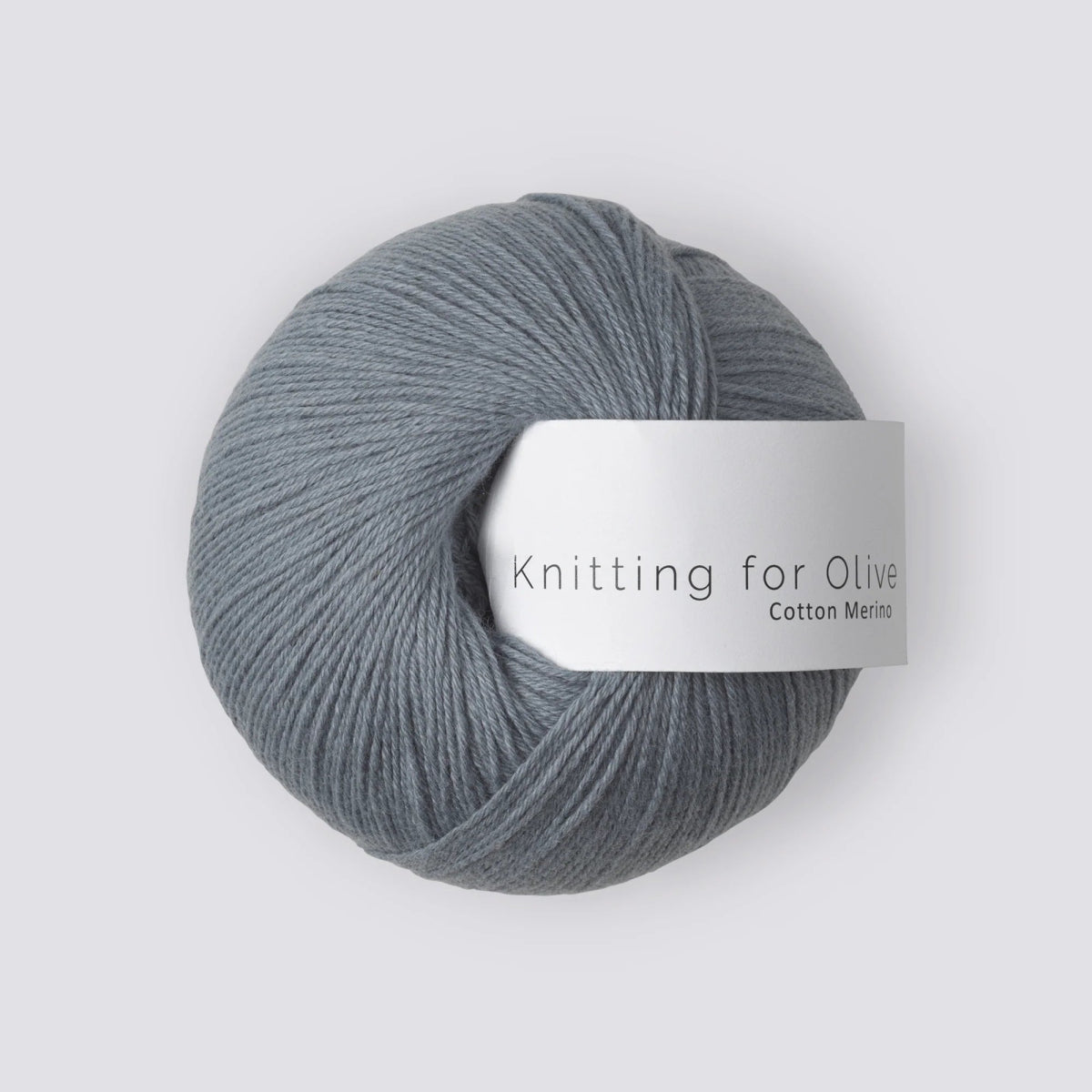 'elephant blue ' cotton merino by knitting for olive | Wabi Sabi