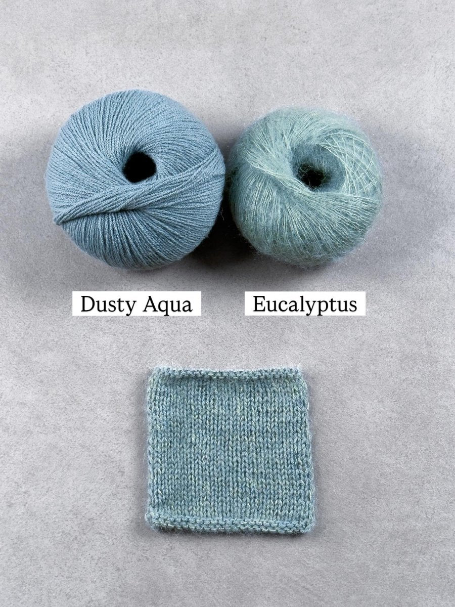 eucalyptus dusty aqua by knitting for olive at Wabi Sabi