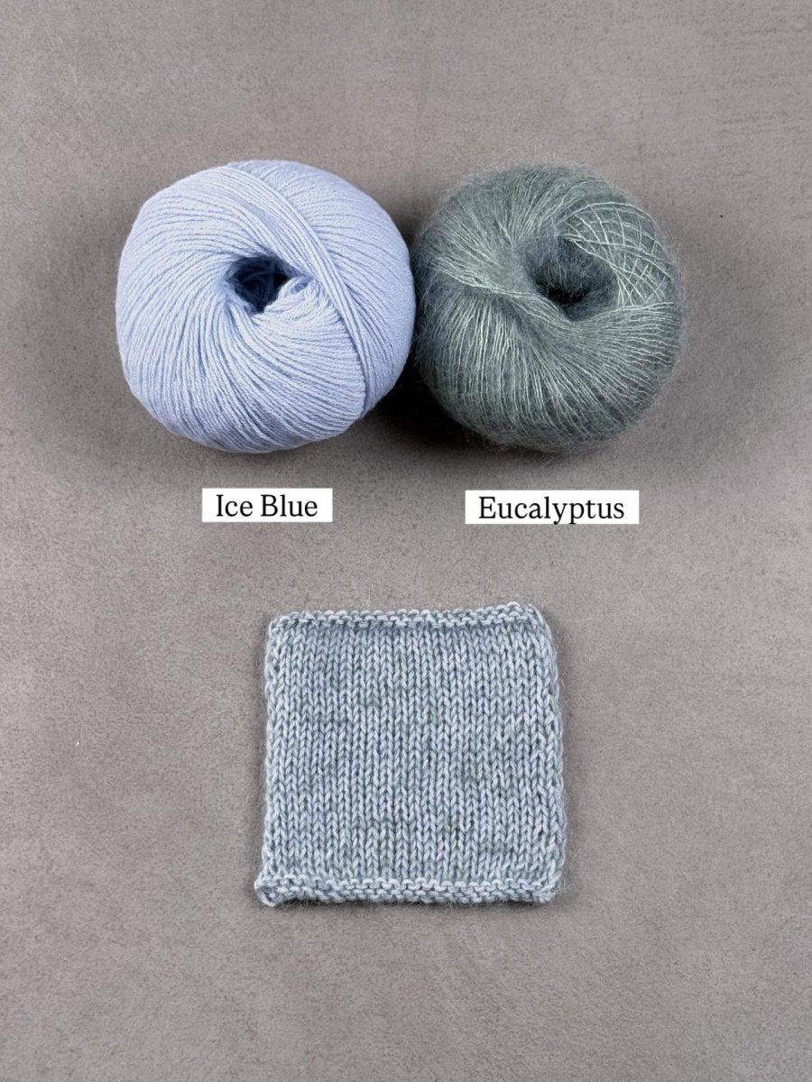 eucalyptus ice blue by knitting for olive at Wabi Sabi