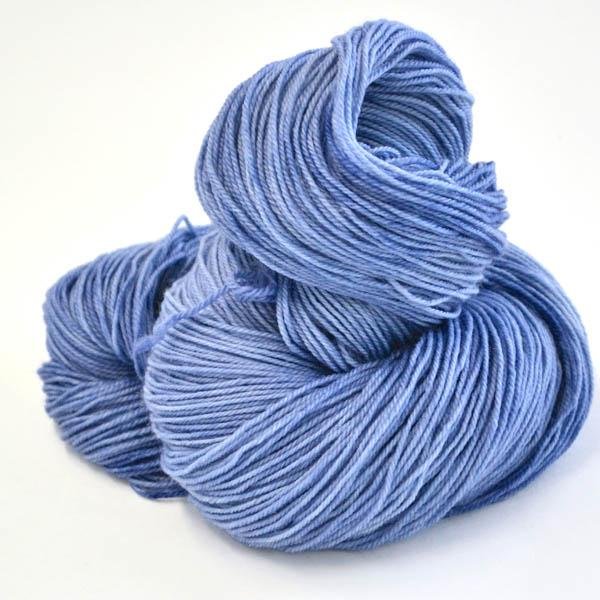 'faded jeans ' merino worsted/aran by kat's riverside studio | Wabi Sabi