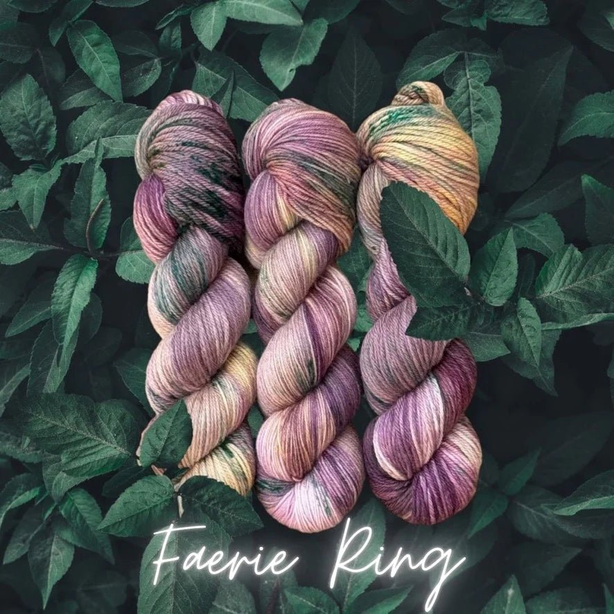 'faerie ring ' faerie garden fingering by purl passion fibre arts | Wabi Sabi