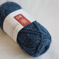 FC47 denim blue mix shetland jumper weight by jamieson & smith at Wabi Sabi