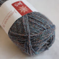 FC52 purple blue mix shetland jumper weight by jamieson & smith at Wabi Sabi