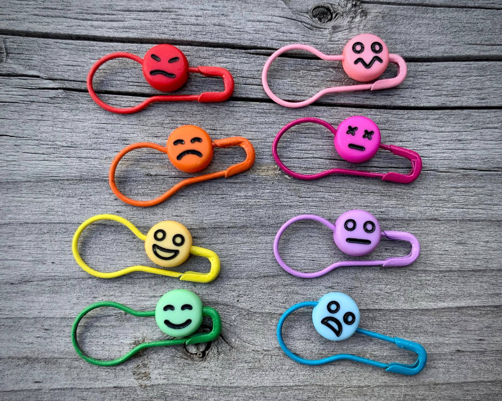 Mood Markers Bulb Pin Stitch/Progress Keepers Set of 8