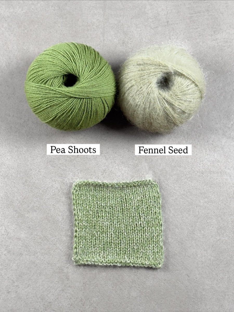 fennel seed pea shoots by knitting for olive at Wabi Sabi