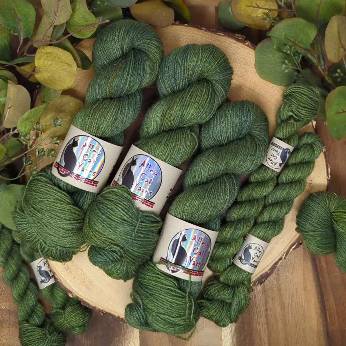 'fern ' ontario sock by alley cat yarns trunk show | Wabi Sabi