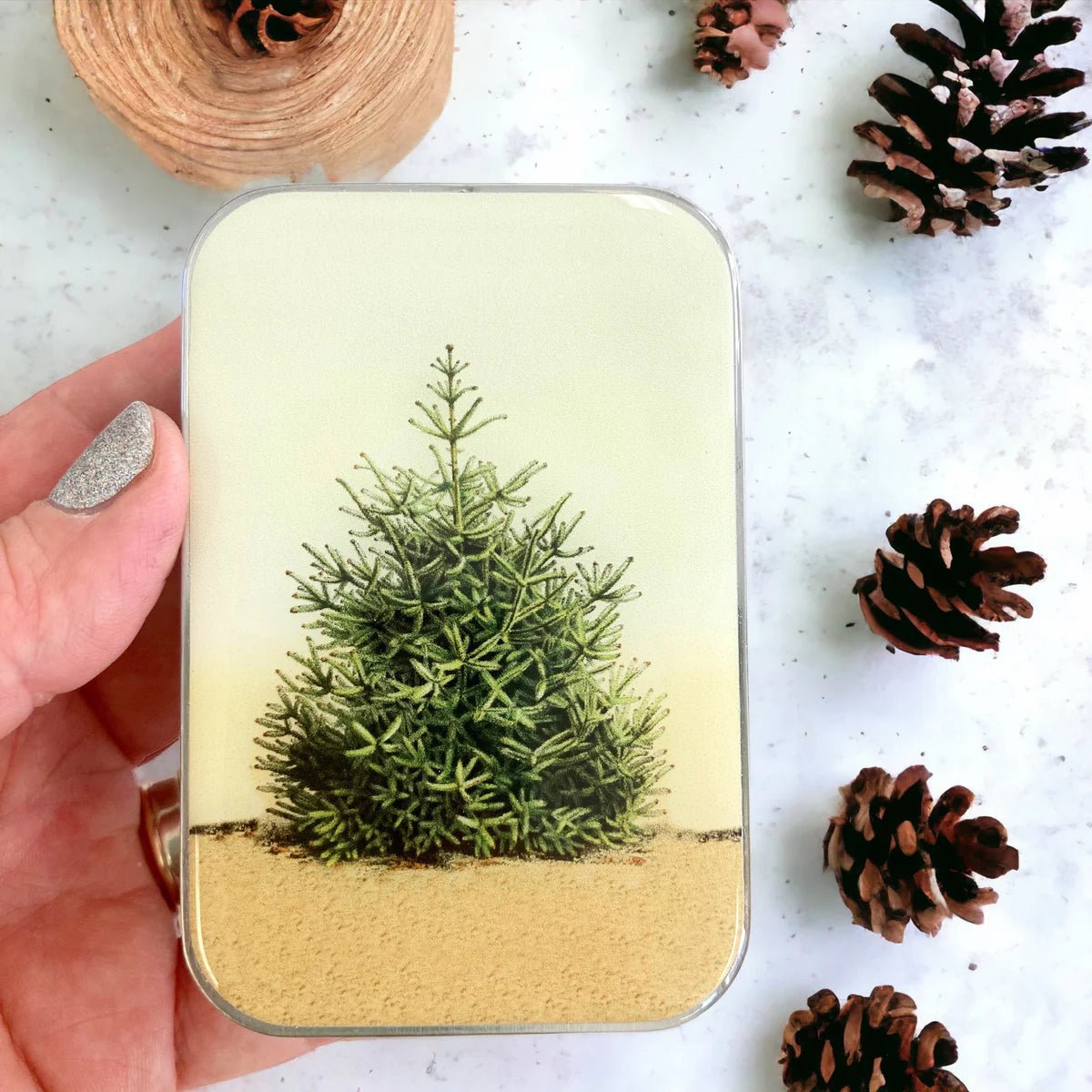 'fir tree ' notion tins by firefly notes | Wabi Sabi