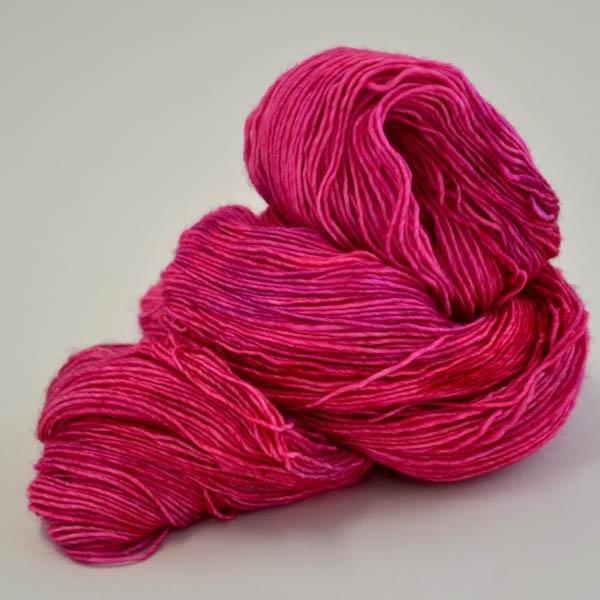 'flamingo ' merino worsted/aran by kat's riverside studio | Wabi Sabi