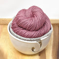 flamingo silk yak fingering by alley cat yarns at Wabi Sabi