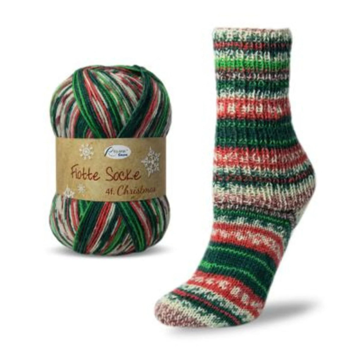 christmas flotte sock by Rellana Garne | Wabi Sabi