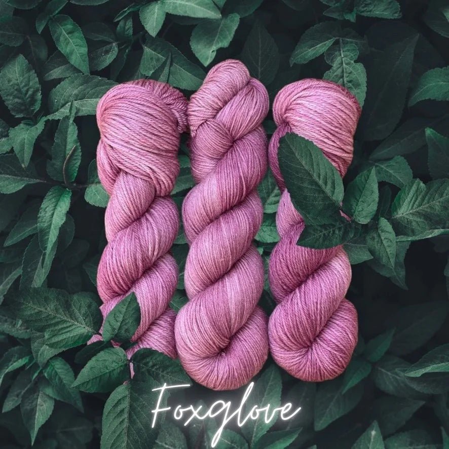 'foxglove ' faerie garden fingering by purl passion fibre arts | Wabi Sabi