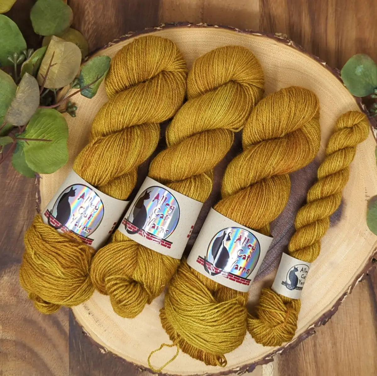 'gilded ' ontario sock by alley cat yarns trunk show | Wabi Sabi
