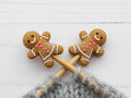Gingerbread Girl | Stitch Stoppers by Fox & Pine Stitches at Wabi Sabi