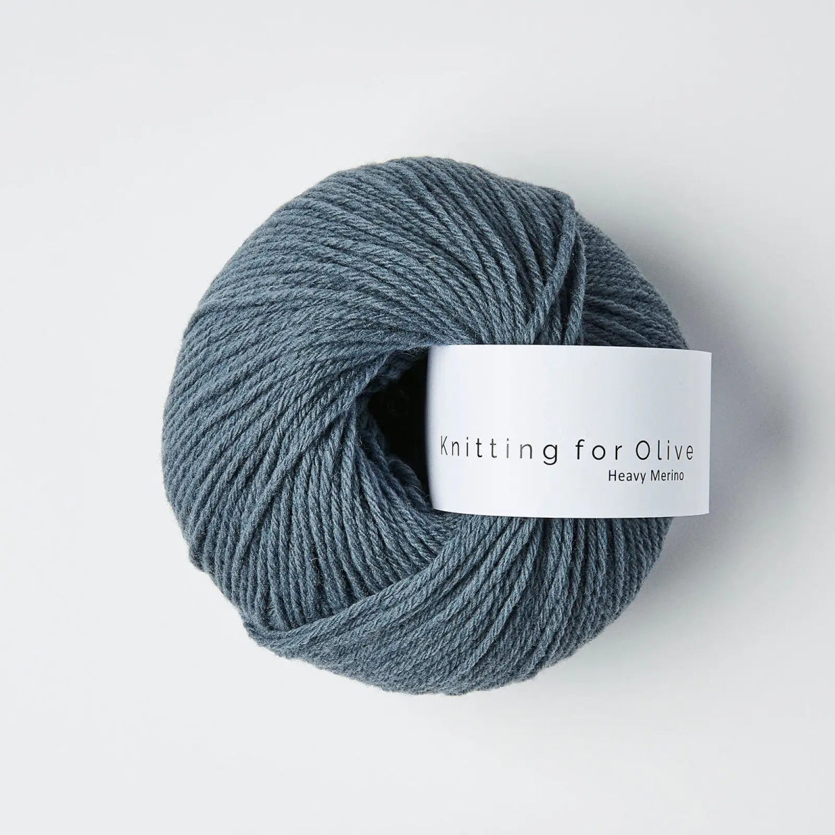 'dusty petroleum blue ' heavy merino by knitting for olive | Wabi Sabi