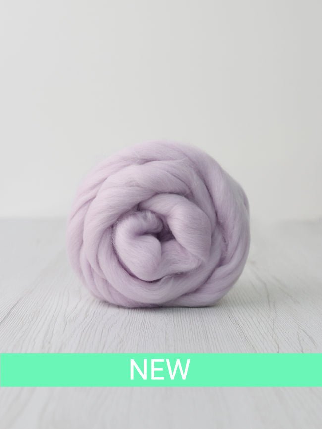 hush merino roving: solid colours by gram by dyeing house gallery at Wabi Sabi